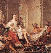 NATTIER, Jean-Marc Mademoiselle de Clermont en Sultane sg oil painting